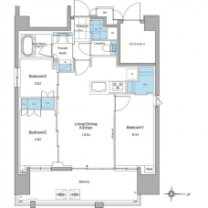 ルフォンプログレ赤羽マークスの間取り図