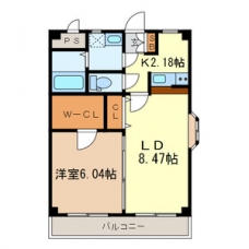 クレールⅤの間取り図