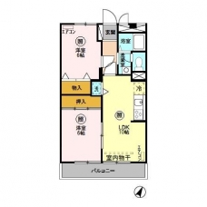 グローリアスハイツの間取り図
