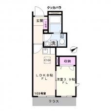 Ｋｏｏｋａｂｕｒｒａの間取り図