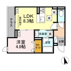セレスティア栗原Ⅱの間取り図