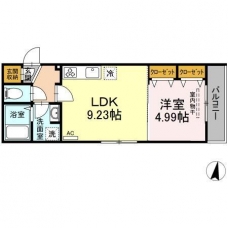 アナシエ徳丸の間取り図