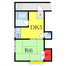オオノキコーポの間取り図