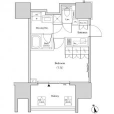 ザ・パークハビオ北千住の間取り図
