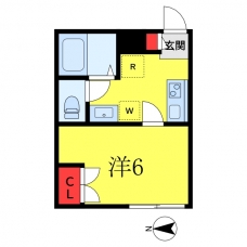 早稲田鶴巻町IMAハウスの間取り図
