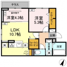 セレスティア坂下の間取り図