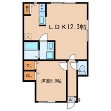 アザレ東武練馬の間取り図