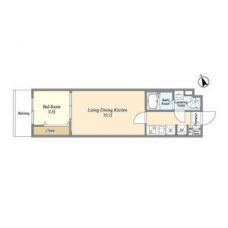 アルファコート町屋の間取り図