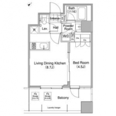 コンフォリア東池袋ＷＥＳＴの間取り図