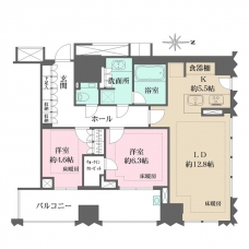 ブランズ千代田富士見の間取り図