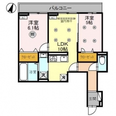 Noble Villa針ヶ谷の間取り図