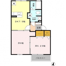 メープルコートの間取り図