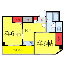 山一宮城ステーツの間取り図