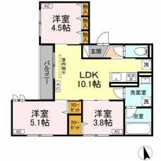 セレスティア高島平Ⅱの間取り図