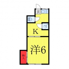 ロットパレスⅢの間取り図