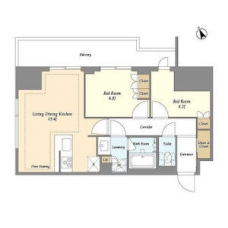 オアーゼ日暮里レジデンスの間取り図