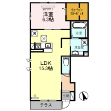 ディアコートＫの間取り図