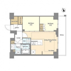 オアーゼ日暮里レジデンスの間取り図