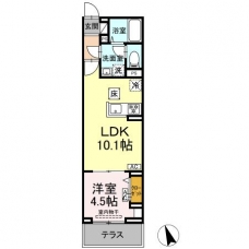 セレスティア池袋立教通りの間取り図