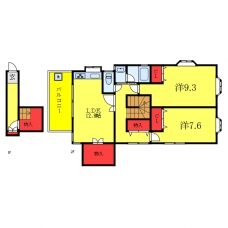 大谷口コーポの間取り図