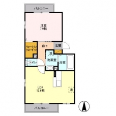 コンフォール　ヴァンテ　A棟の間取り図