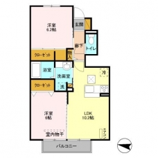 エクレール曲本の間取り図