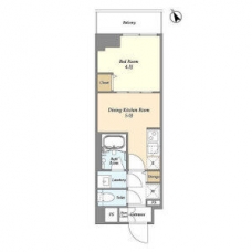 グランカーサ江戸川橋の間取り図