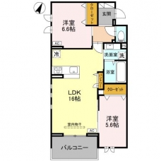 センカⅢの間取り図