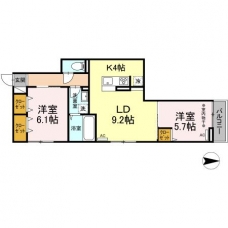 ラウレア六町の間取り図