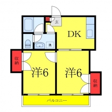 コーポサニーの間取り図