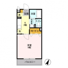 グランドゥール西巣鴨の間取り図
