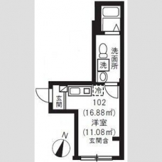 ブランドール坂下三丁目の間取り図