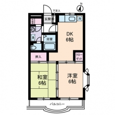 ポポラーレ壱番館の間取り図