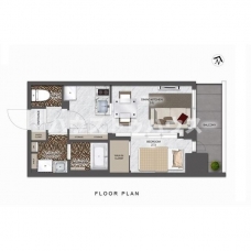 シーズンフラッツ東十条の間取り図