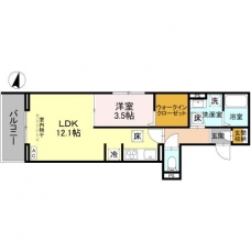 Noble villa鹿手袋　Bの間取り図