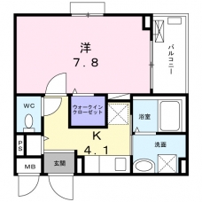 ネオグレイス蕨の間取り図