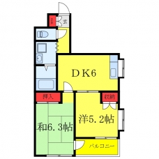第二宝マンションの間取り図
