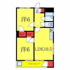 赤羽ハイコーポの間取り図