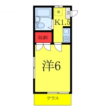 サンハイツA　SHIBUYAの間取り図