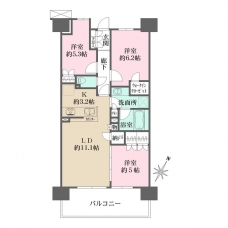 ザ・パークハウスオイコス赤羽志茂フォーススクエアの間取り図