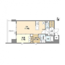 ドゥーエ入谷Ⅲの間取り図