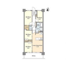 グランカーサ川口青木町公園の間取り図
