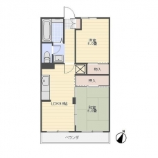 ヴァンベール東川口の間取り図