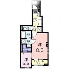 プライムコートⅡの間取り図