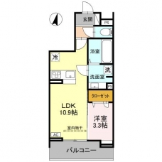 Bel cuore Yonoの間取り図