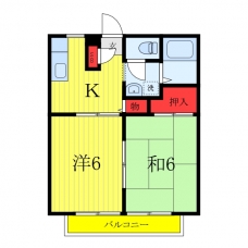 サニーヒルズの間取り図