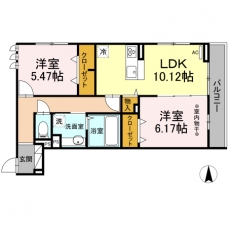 グレイスコートの間取り図