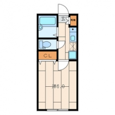 飛鳥コーポの間取り図