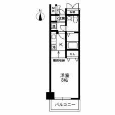レジディア上野御徒町の間取り図