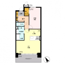 ロイヤルパークスリバーサイドの間取り図